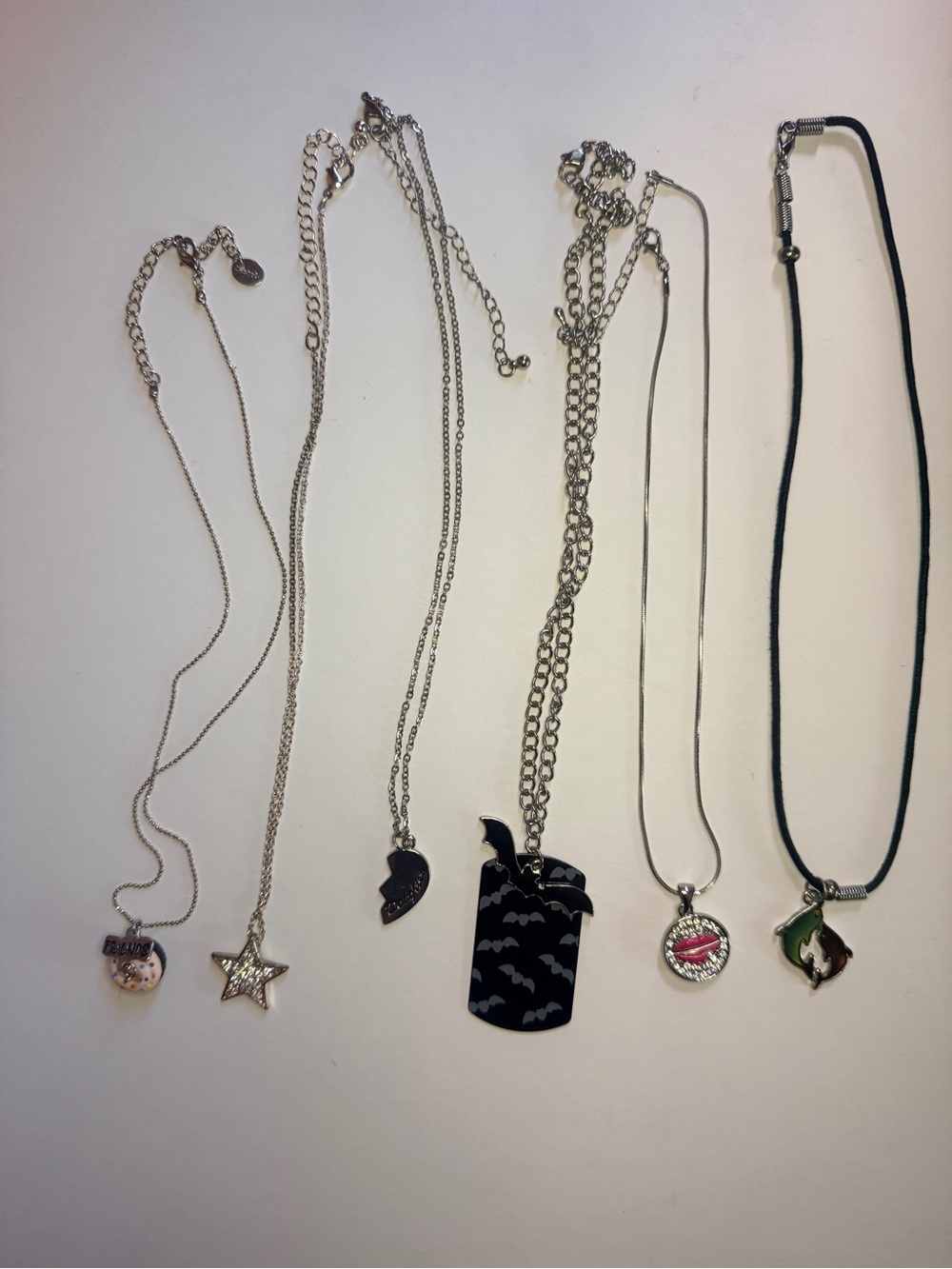 Mixed Jewelry Lot – 6+ Necklaces & Charms